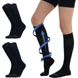 Compression Socks for Men & Women, 15-20 mmHg 3 Pairs - Best Circulation socks f